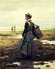 Daniel Ridgway Knight Knight Clamming painting